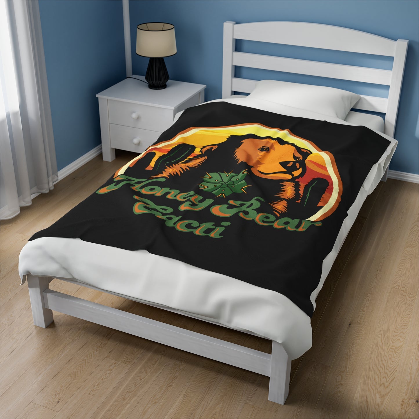 HoneyBear Cacti Plush Blanket
