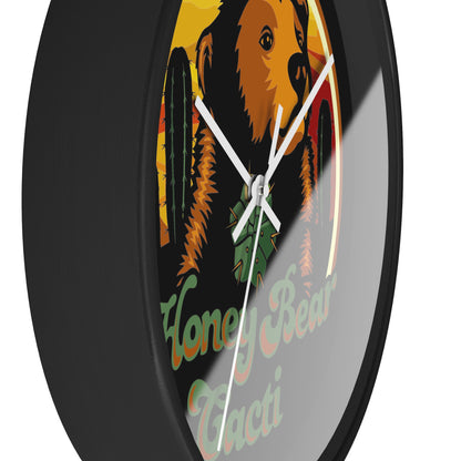 HoneyBear Cacti Wall clock