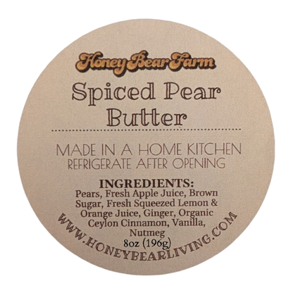 Spiced PearButter 8oz