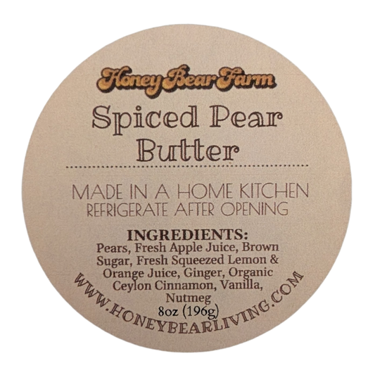 Spiced PearButter 8oz