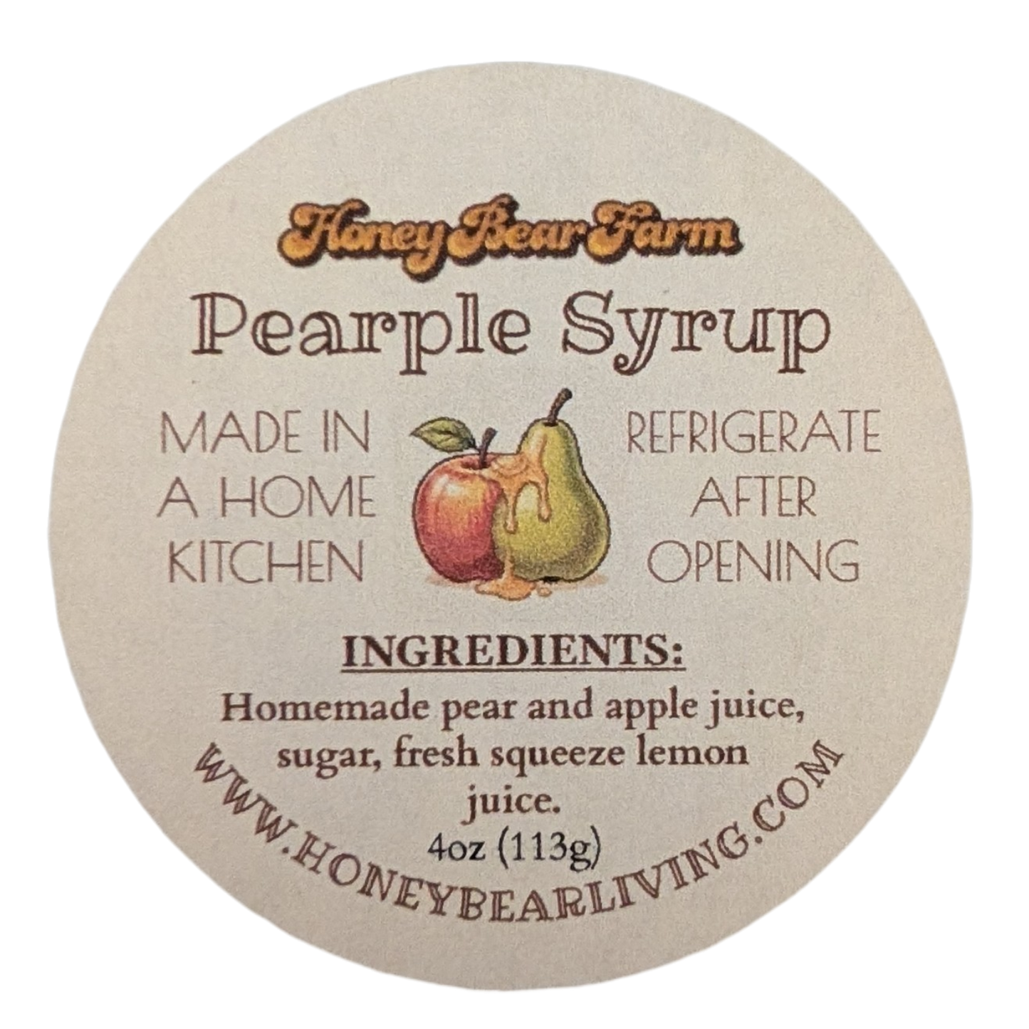 Pearple Syrup 4oz
