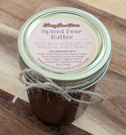 Spiced PearButter 8oz